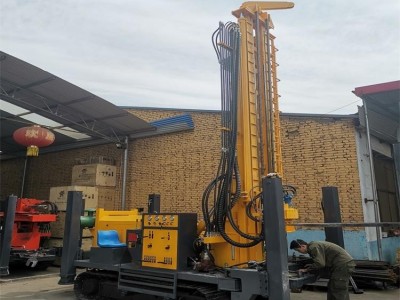 拖拉机式280米地热水井钻机 履带岩石打井机图3