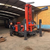 全液压动力JK300气钻打井机 快速水井钻机