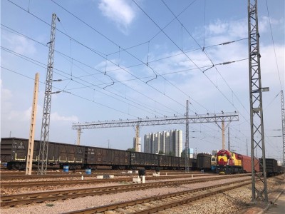 铁路灯桥 钢结构热镀锌照明灯桥 多跨度照明使用图2