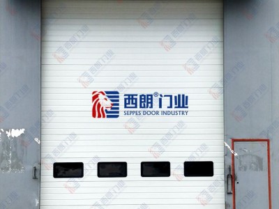 杭州联合动力站房工业提升门图2