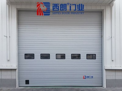 杭州联合动力站房工业提升门图3