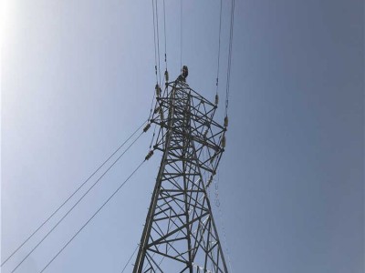 三柱35kv角钢电力塔 酒杯形猫头型电力输电线路铁塔图3