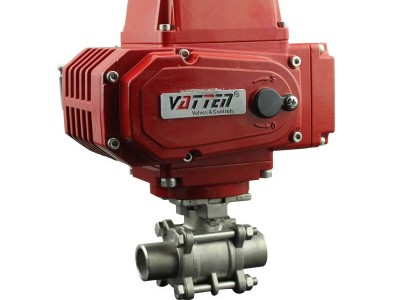 上海法登电动开关切断阀 NPT螺纹连接电动球阀图3