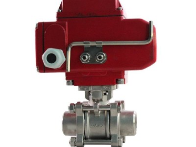 上海法登电动开关切断阀 NPT螺纹连接电动球阀图4