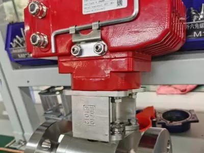 双相钢电动对焊切断阀 自控对焊球阀2507材质图3
