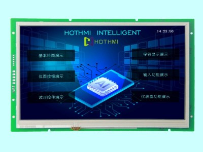10.1寸TFT彩屏智能串口屏1024*600分辨率