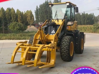 日力重工加高臂抓木机农用抓草机轮胎式抓木机经久耐用图3