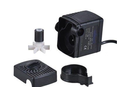 蓝鱼DC12V迷你鱼缸、工艺品、水池喷泉潜水泵 空调制冷循环图2