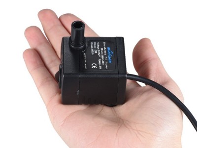 蓝鱼DC12V迷你鱼缸、工艺品、水池喷泉潜水泵 空调制冷循环图3