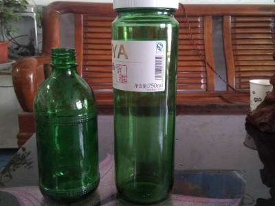 翠绿玻璃瓶，绿色酒瓶,棕色玻璃瓶，茶色玻璃瓶，高白玻璃瓶图4