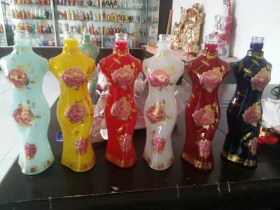 翠绿玻璃瓶，绿色酒瓶,棕色玻璃瓶，茶色玻璃瓶，高白玻璃瓶图7