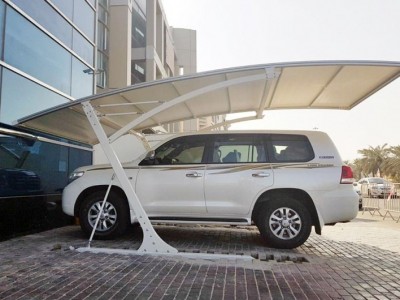 一款高品质 DIY 铝合金膜结构车篷 汽车棚 膜结构车棚