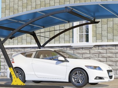 一款高品质 DIY 铝合金膜结构车篷 汽车棚 膜结构车棚图3