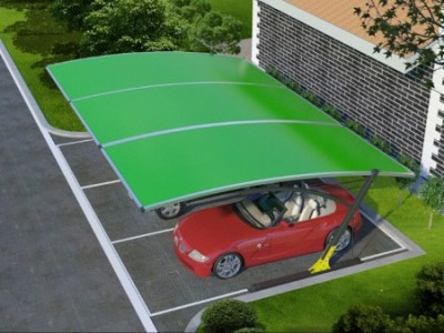 一款高品质 DIY 铝合金膜结构车篷 汽车棚 膜结构车棚图5