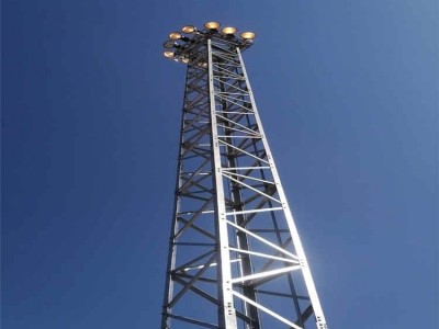 河北常通投光灯塔维护 铁路照明灯塔16.5米投光灯塔价格图6