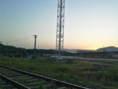 河北常通投光灯塔维护 铁路照明灯塔16.5米投光灯塔价格图7