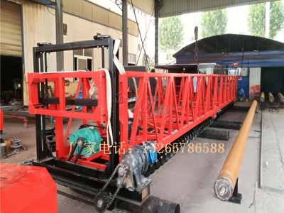 厂家定做 加长型路面桥面摊铺机 机场地坪专用整平机