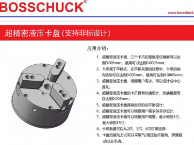 热销BOSSCHUCK超精密液压卡盘，支持非标，稳定性好图1