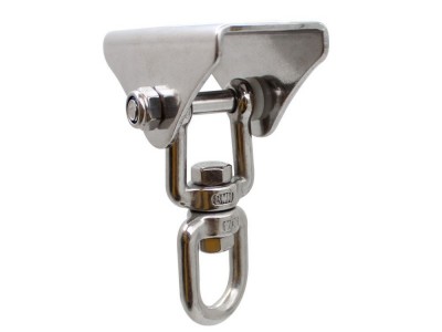 智博金属圈叉悬挂盘 沙袋固定扣 秋千健身配件304不锈钢