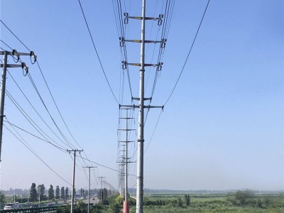 钢管杆10kv-220kv电力钢杆 电力钢管塔 河北常通定制图3