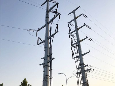 钢管杆10kv-220kv电力钢杆 电力钢管塔 河北常通定制图4