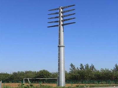 电力钢管杆生产厂家 热浸锌防腐直线杆价格图3