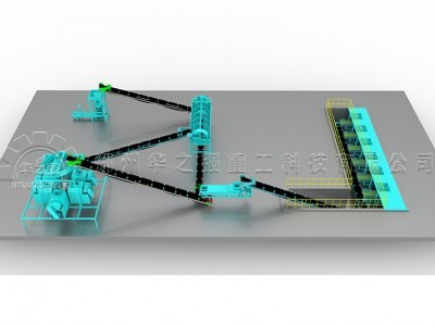 华之强四川对辊挤压有机肥造粒机设备生产线有机肥设备厂家图1