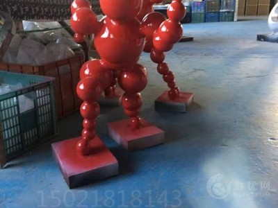 吉安现代不锈钢抽象人物雕塑 创意运动健将工艺品摆件图2