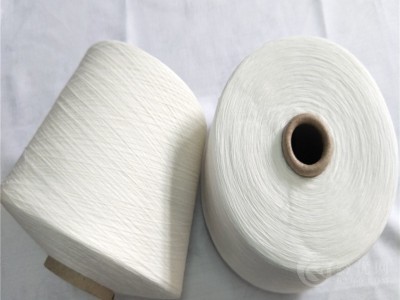 环锭纺24支阻燃纱线 t24支 针织机织纱 阻燃纱图1