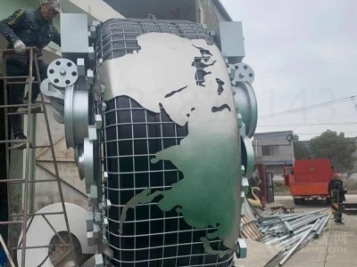 银川城市不锈钢车轮雕塑设计 汽车主题雕塑制作工厂图2