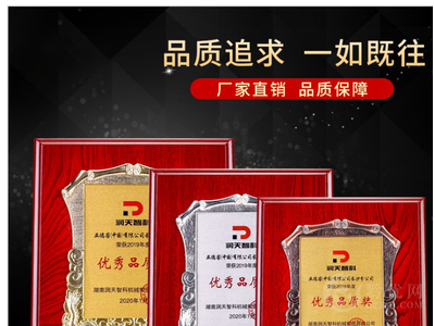 金箔奖牌定制定做木托授权牌木质荣誉牌牌匾公司代理证书铜牌奖杯