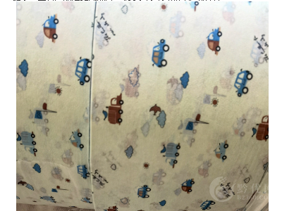 无纺布印花印刷水刺无纺布儿童口罩印花图2