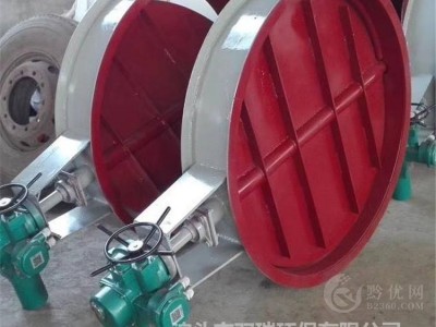 泊头双瑞环保设备厂 通风蝶阀  蝴蝶阀支持定做图2