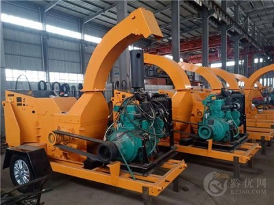 可移动式园林树枝粉碎机，树枝粉碎机厂家图2