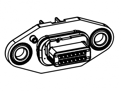 HRS防水汽车插头ZE064W-14DP-HU/R(A)公端图2