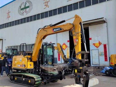 铁路挖掘机枕木机改装 枕木更换机 轨枕铺设机换枕机图4