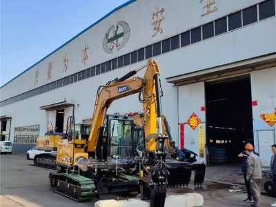 铁路挖掘机枕木机改装 枕木更换机 轨枕铺设机换枕机图5