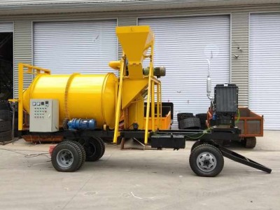 沥青自制混合料搅拌机 1.5方沥青搅拌车沥青拌合机