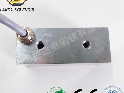 H603535兰达方形吸盘电磁铁，吸钢板直流电磁铁图3