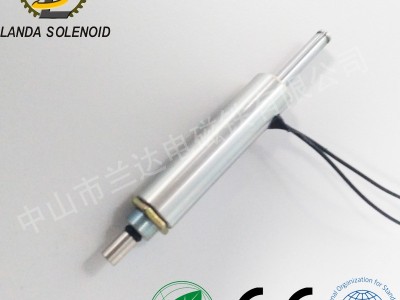 兰达圆管式推拉式电磁铁TU1348 直流 24V图2