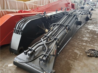 定制销售各品牌挖掘机卸船臂 贝壳斗专用臂 卸船加长臂图3