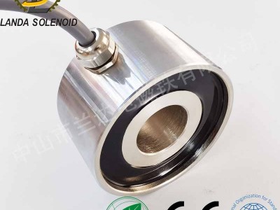 厂家定制圆形吸盘式电磁铁 起重电磁铁图2