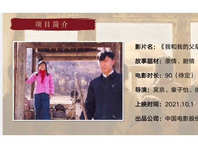 北京朝朝暮暮公司出品我和我的父辈份额供应详情图5