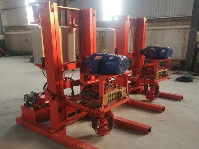 手推式120米地源热泵钻机 轻型水井钻机图3