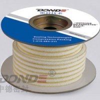 ZD-P1423芳纶包角白四氟盘根