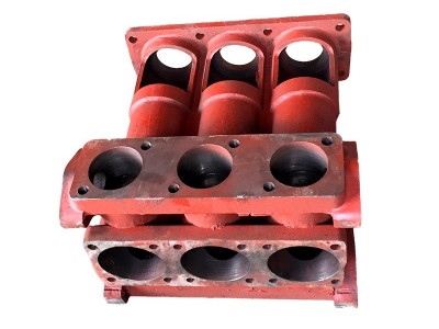 三缸160泵泵头 小型BW160隧道泥浆泵柱塞 阀盖图2