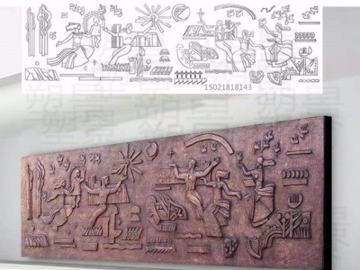 烟台校园砂岩人物浮雕 景雕刻人文景观定制图2