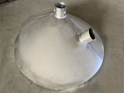 东莞圆形除尘风管 不锈钢螺旋风管吸头/分流器规格定做图3