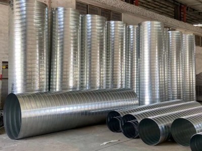 东莞圆形除尘风管 不锈钢螺旋风管吸头/分流器规格定做图5