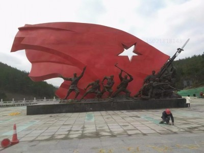 达州城市空间艺术 铜人物雕塑 铸铜锻铜群雕工厂制作图2